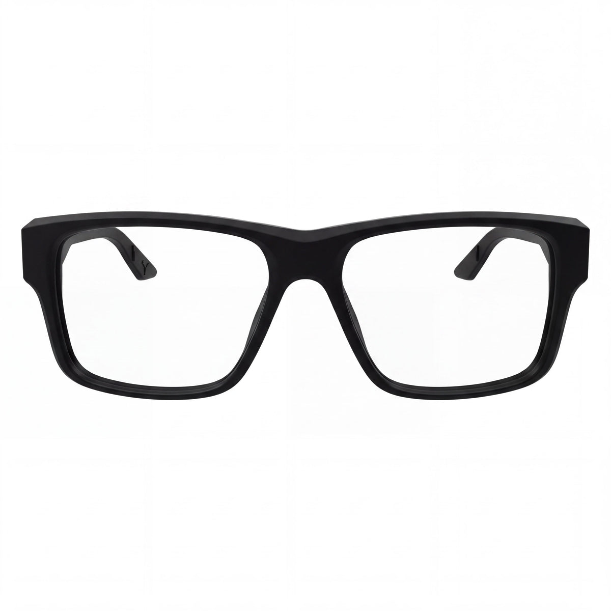 Gafas graduadas unisex PUMA Pu0446o Classic Injection, color negro transparente, lentes de 57 mm, puente de 15 mm, varillas de 145 mm, Photo 2