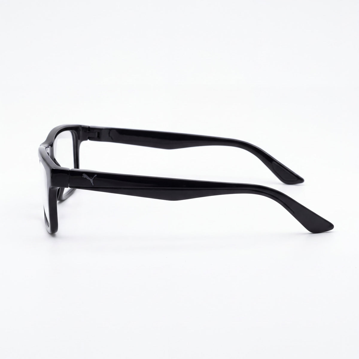 Puma Pu0487o-001 Black / Transparent Rectangle Eyeglasses Unisex, 56mm, Photo 3