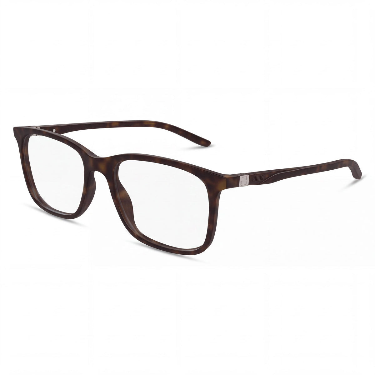 Puma Pu0492o-005 Havana, Transparent Eyeglasses Unisex, 55mm, Photo 1