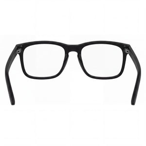 Puma Pu0517o-001 Rectangle Eyeglasses Unisex — side view, Black Acetate temples
