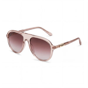 QUAY AUSTRALIA Beige Aviator Sunglasses for Women, Non-Polarized lens