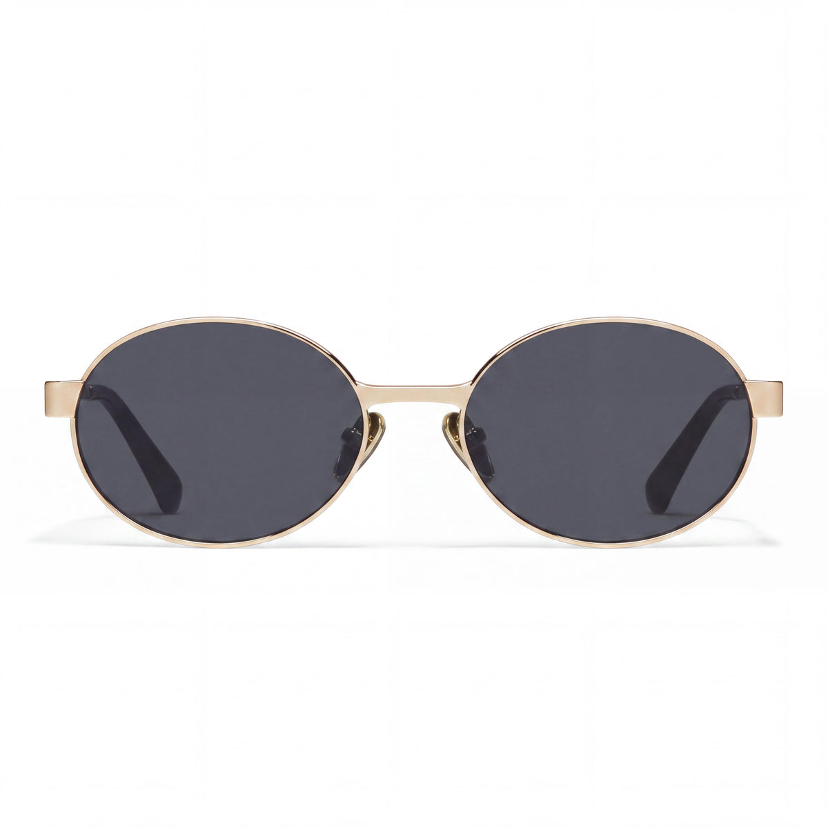 QUAY AUSTRALIA High Profile Gold/Smoke Round Sunglasses for Women, Photo 2
