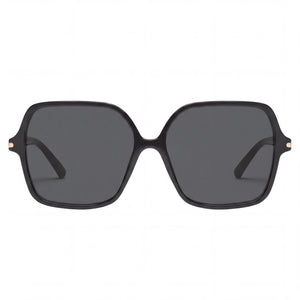 QUAY AUSTRALIA Press Tour Square Sunglasses for Women — front view, Plastic frame