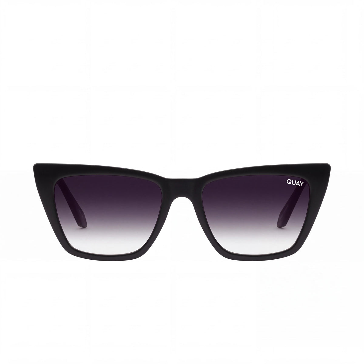 Quay Call the Shots Black Fade Cat Eye Sunglasses for Women, Photo 2
