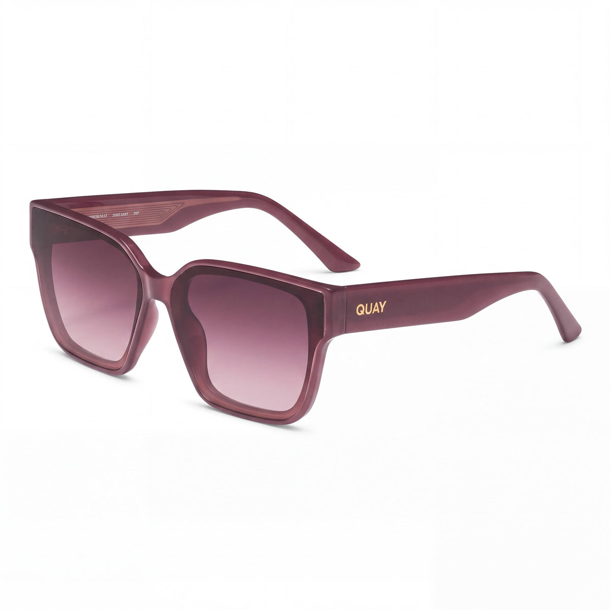 Quay Drive In Violet Square Sunglasses Unisex, 66mm, Photo 1