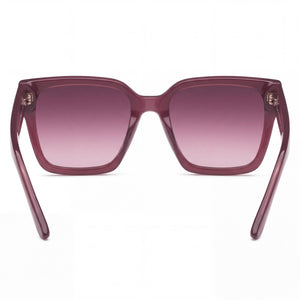 Quay Drive In Square Sunglasses Unisex — interior view, Non-Polarized lens detail