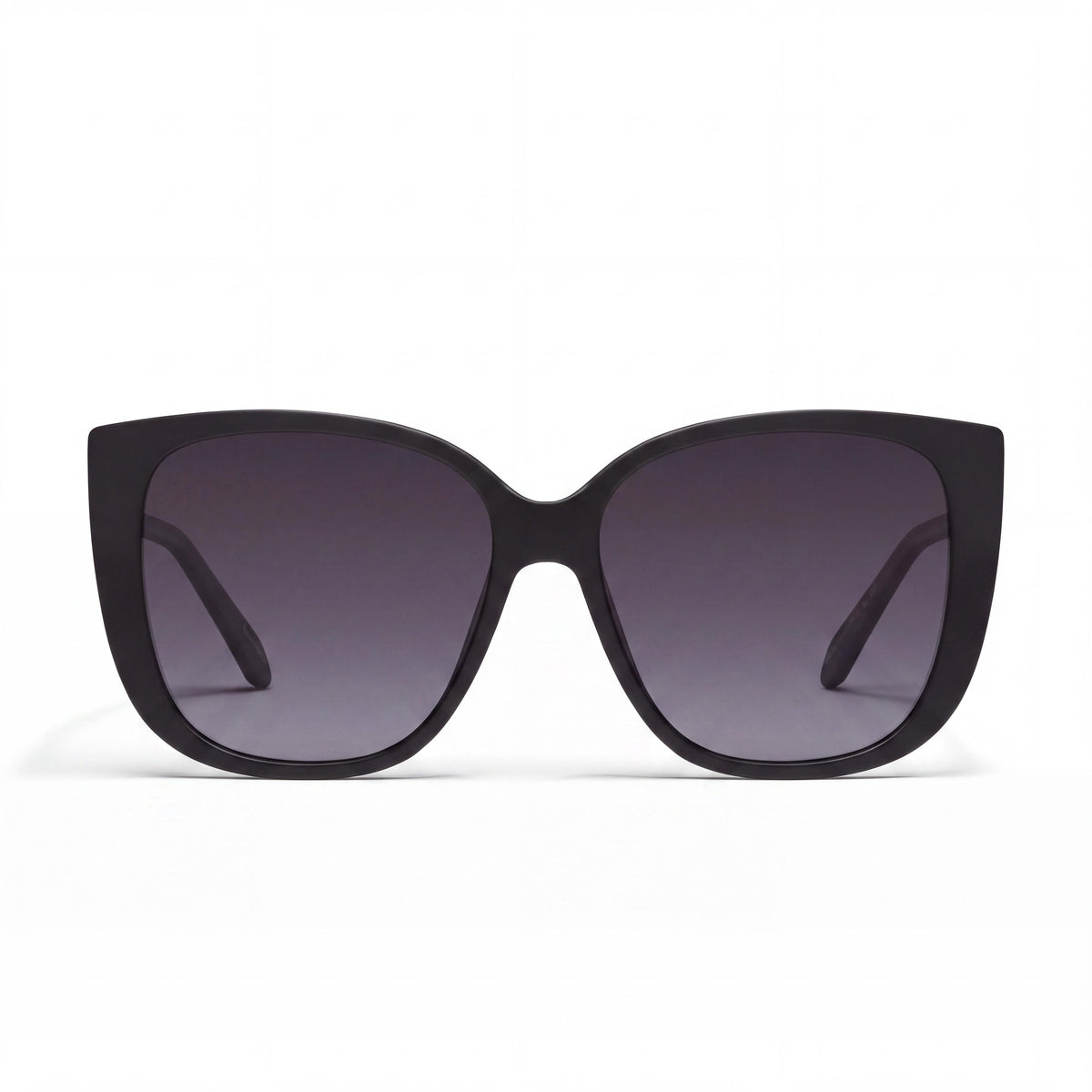 Gafas de sol para mujer Quay Ever After con diseño cat eye en color negro mate, Photo 2