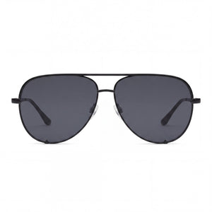 Quay High Key Aviator Sunglasses for Unisex — front view, Metal frame