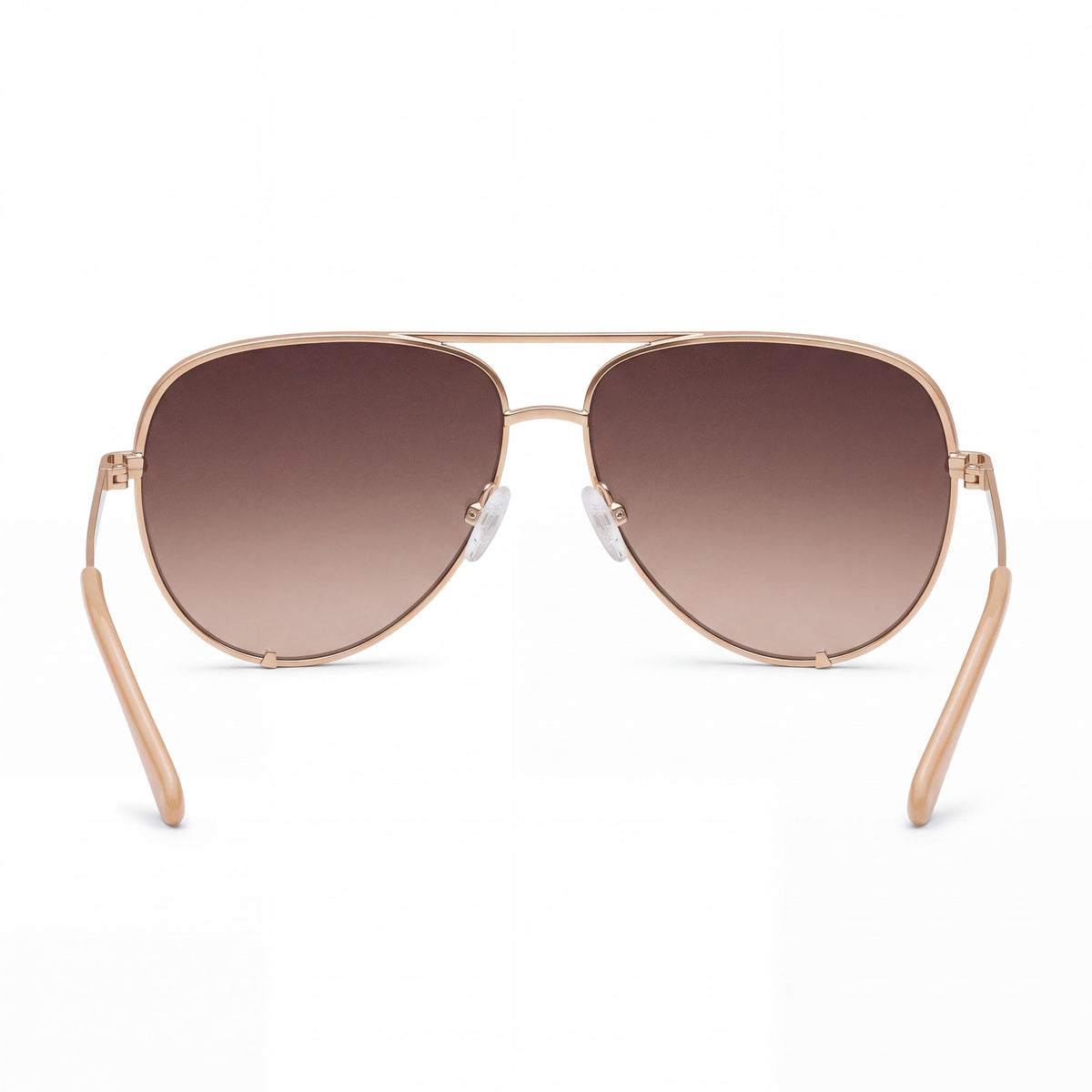 Quay High Key Extra Large Gold Aviator Sunglasses for Women, Photo 4