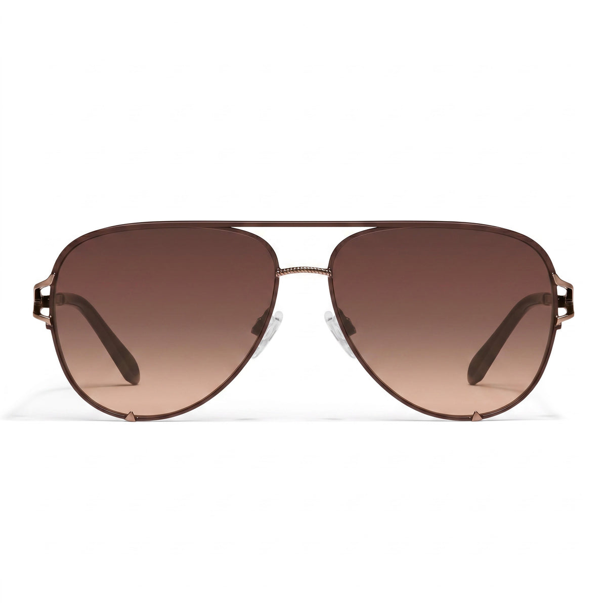 Gafas de sol para mujer Quay High Key Twist, color marrón chocolate/cervato, 51 mm, Photo 2