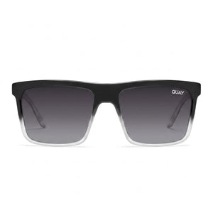 Quay Let It Run Square Sunglasses for Men — front view, Injection frame