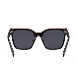 Quay Level Up Rectangle Sunglasses for Women — interior view, Non-Polarized lens detail
