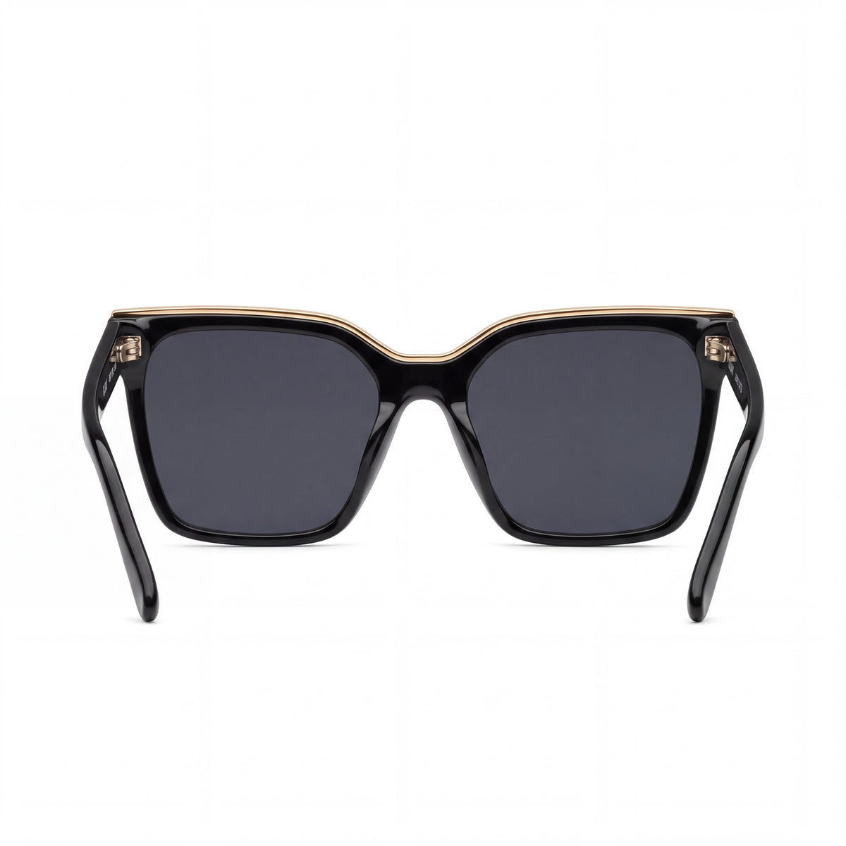 Quay Level Up Black Rectangle Sunglasses for Women, 60mm, Photo 4
