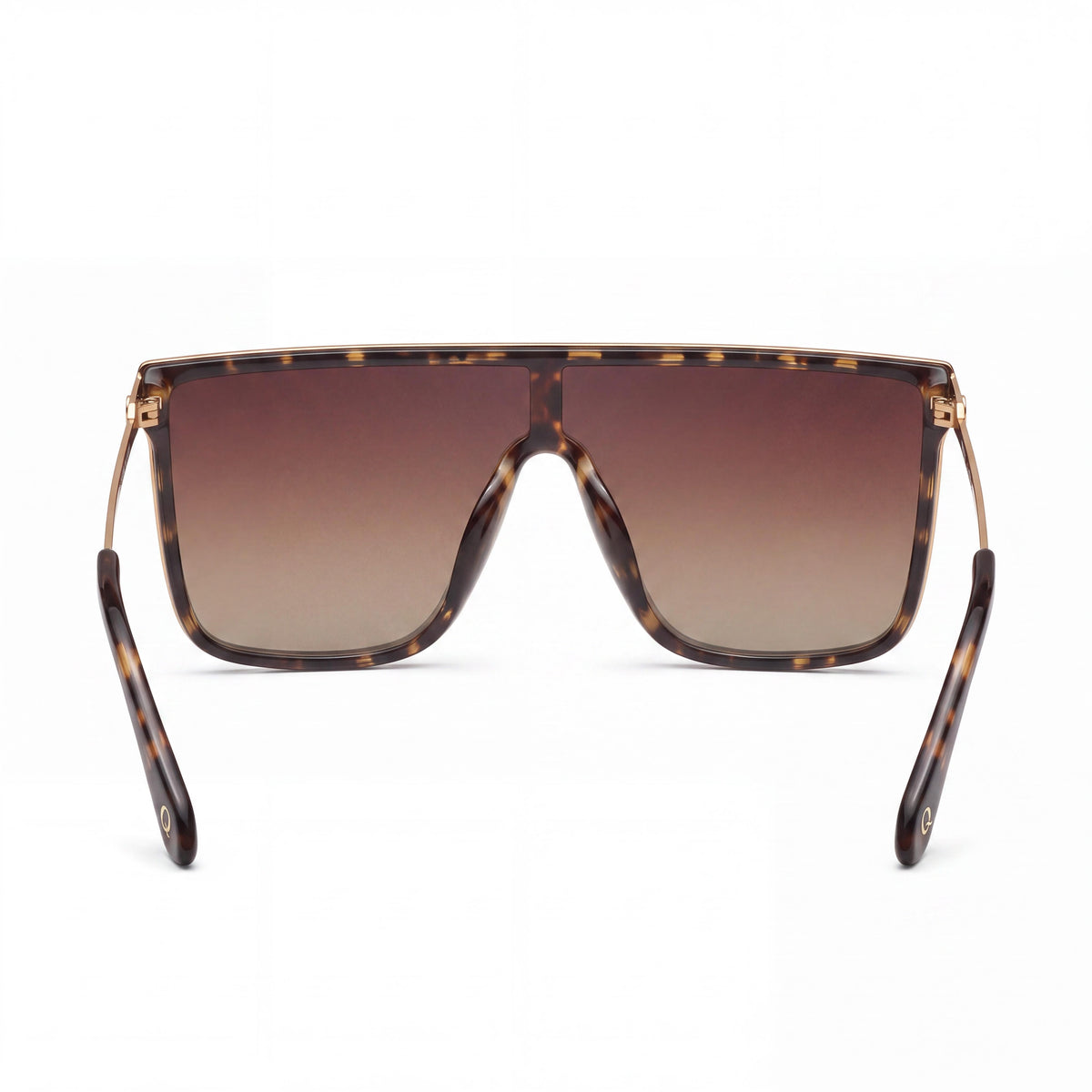 QUAY Nightfall Remixed Havana Shield Sunglasses for Women, Photo 2