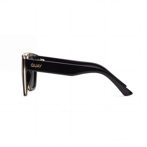 Quay Sweet Talker Square Sunglasses for Women — front view, Combination frame