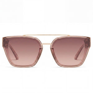 Quay Sweet Talker Square Sunglasses for Women — front view, COMBINATION frame