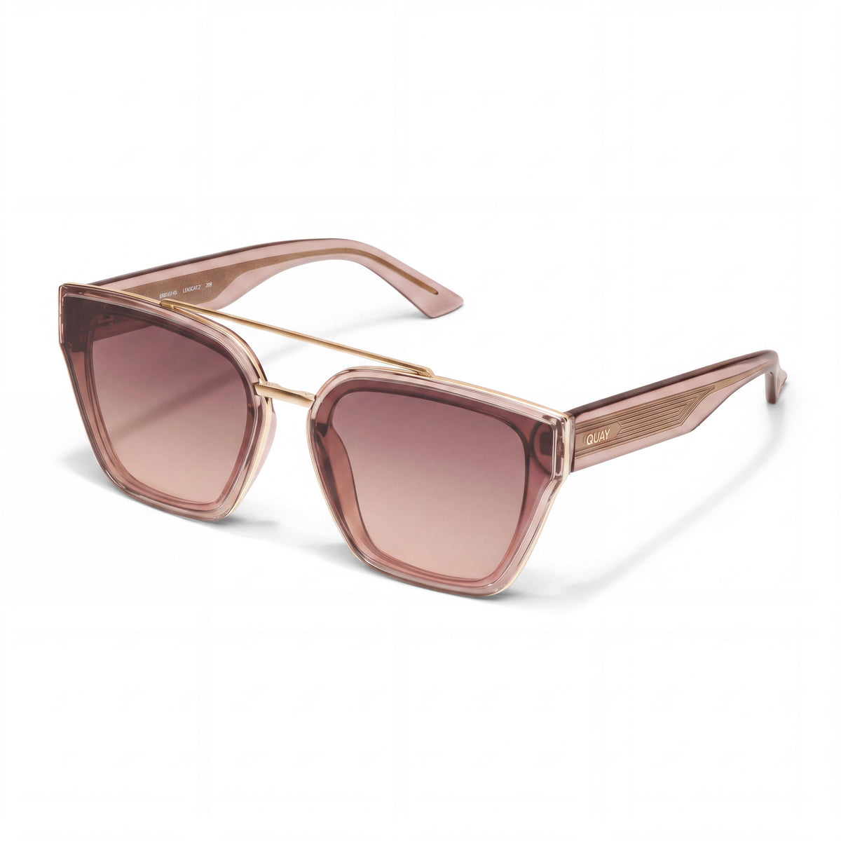 Quay Sweet Talker Doe Brown Fawn Square Sunglasses for Women, 65mm, Photo 1