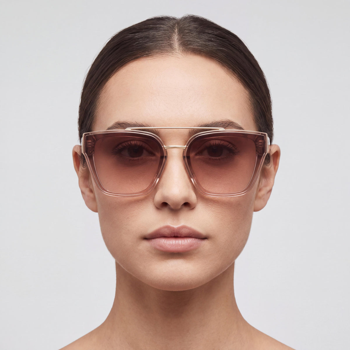 Quay Sweet Talker Doe Brown Fawn Square Sunglasses for Women, 65mm, Photo 4