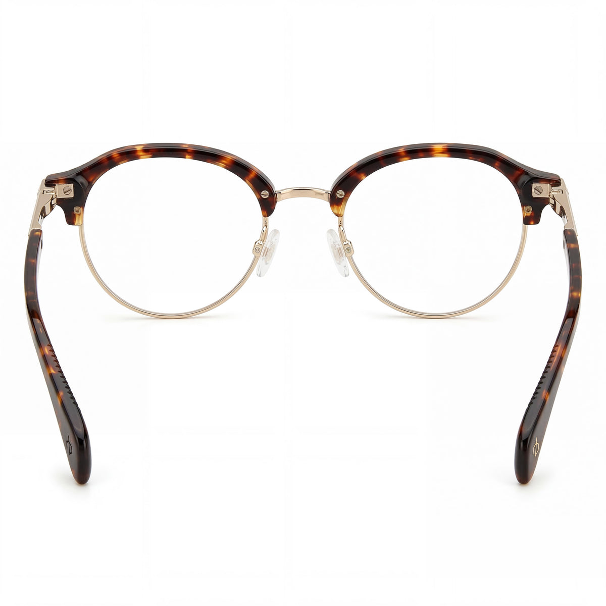 Rag & Bone Havana Round Eyeglasses for Men, Alloy Steel 48mm, Photo 2