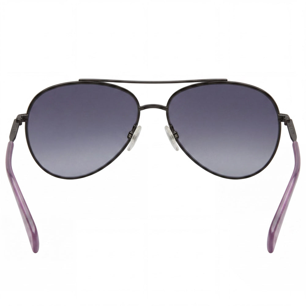 Gafas de Sol Rag & Bone Modern para Mujer Piloto Negras con Montura de Aleación de Acero y Lentes de Policarbonato no Polarizadas de 58mm