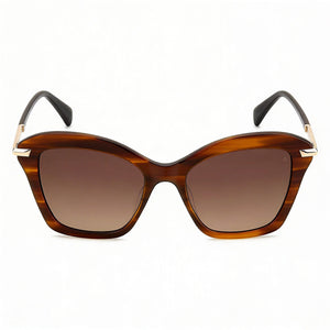 Rag & Bone Modern Heritage Cat Eye Sunglasses for Women — front view, Acetate frame