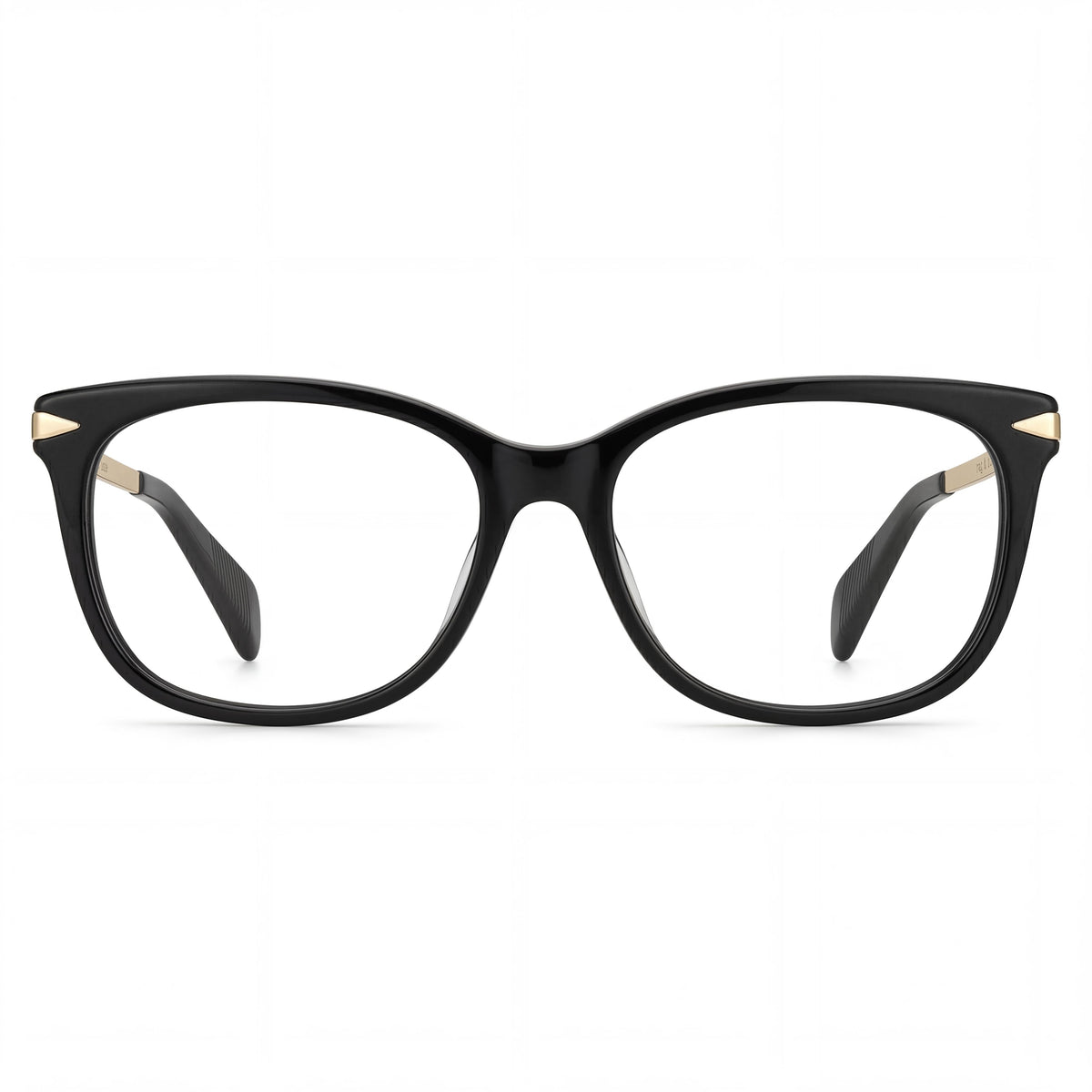 Gafas cuadradas doradas de metal Rag & Bone RNB 3006 para mujer, Photo 2