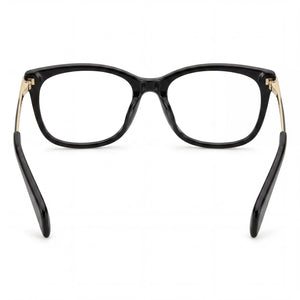 Rag & Bone RNB 3006 Square Eyeglasses for Women — interior view, Polycarbonate demo lenses