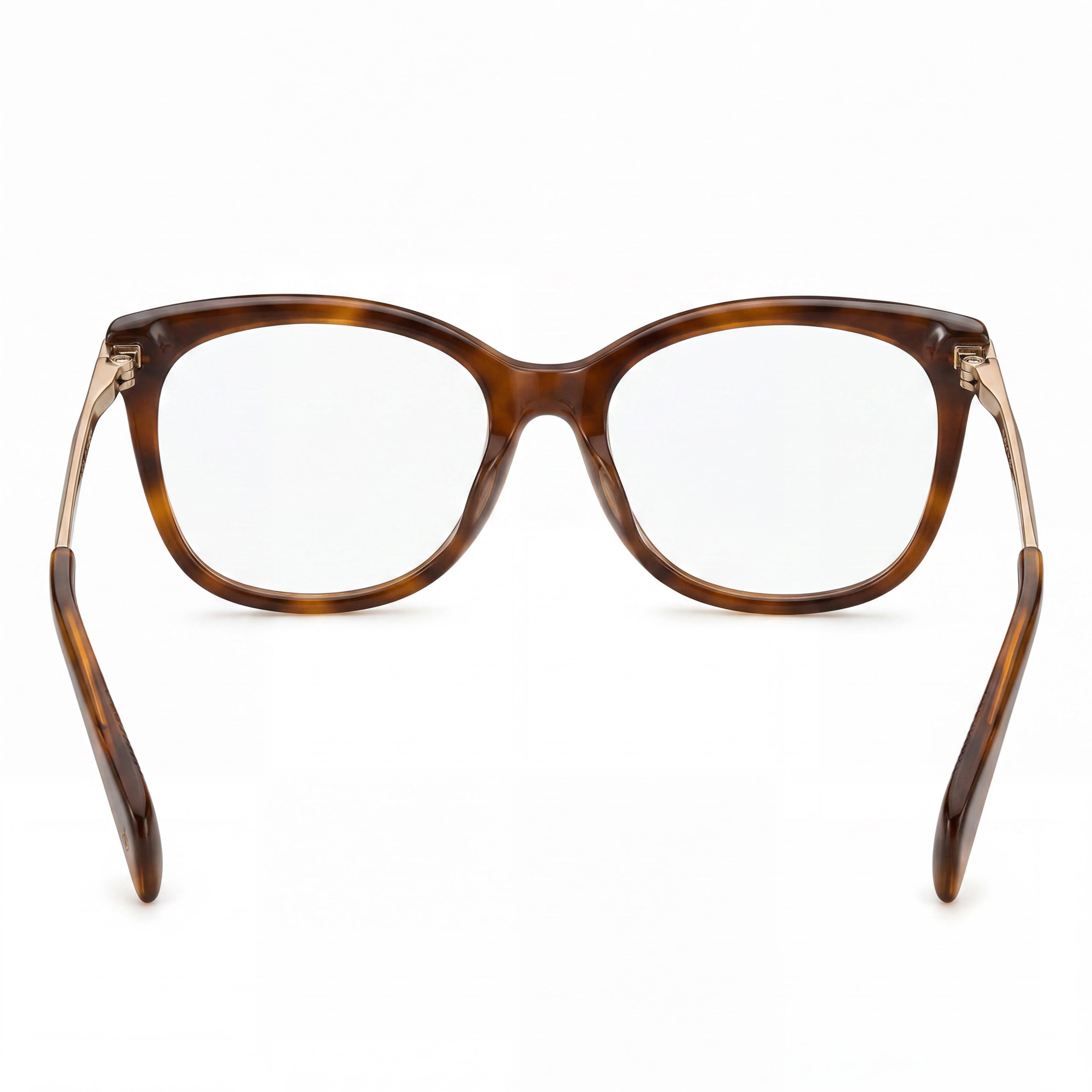 Rag & Bone RNB 3006 Yellow Havana Square Eyeglasses for Women, Photo 3