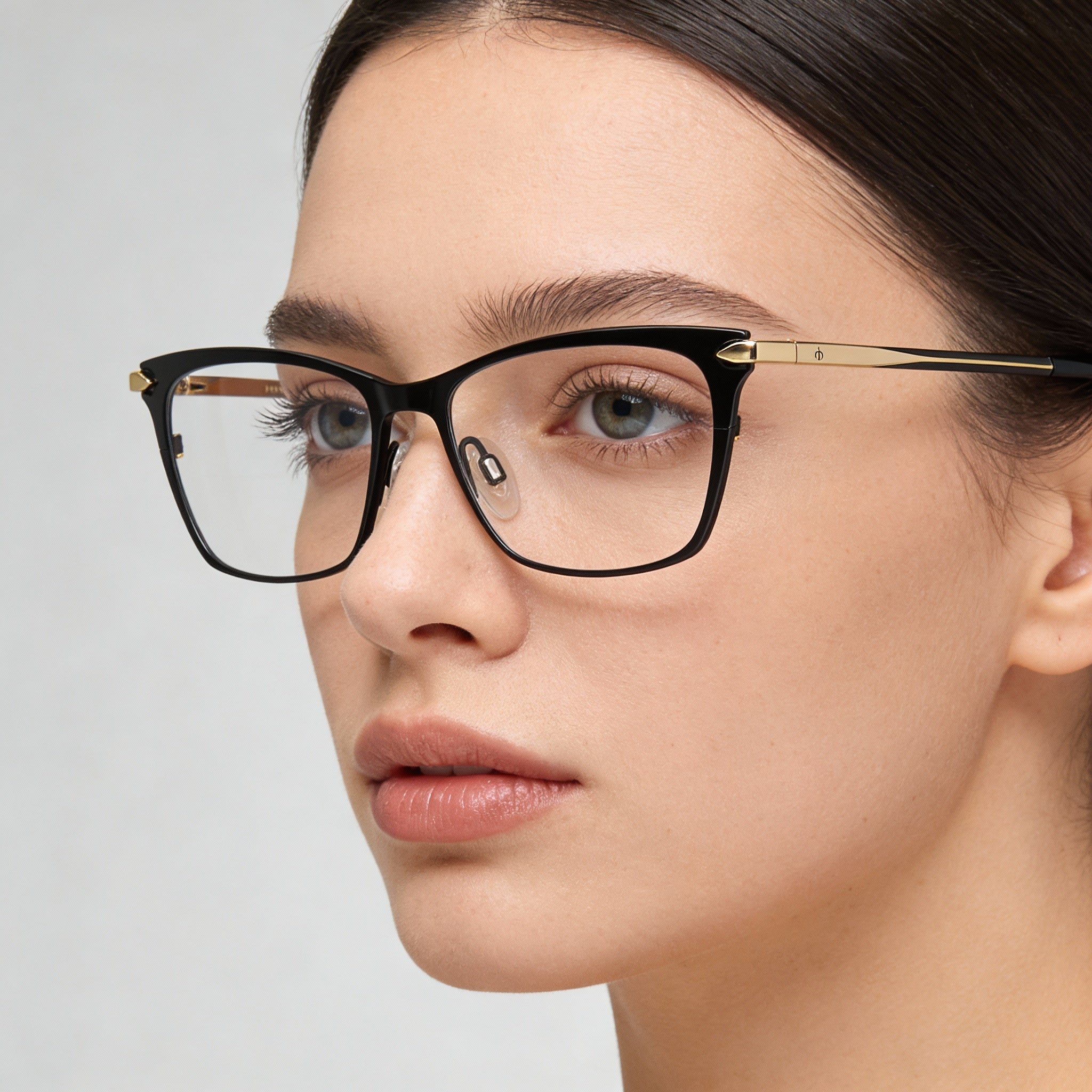 Gafas para mujer Rag & Bone RNB 3007 Mattblackgold, Photo 3
