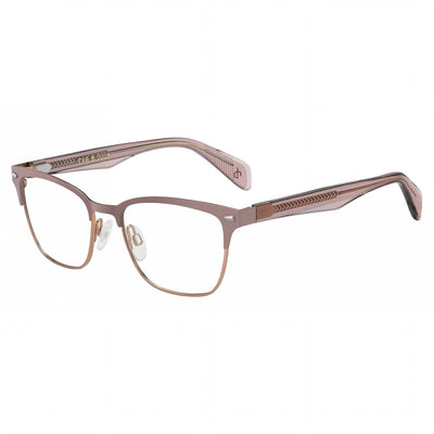 Rag & Bone RNB 3022 Pink Cat Eye Eyeglasses for Women, Stainless Steel frame