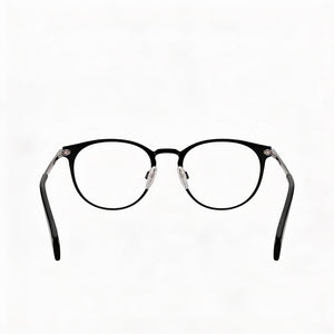 Rag & Bone RNB 7005 Round Eyeglasses Unisex — front view, Titanium
