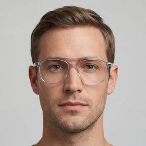 Rag & Bone RNB 7012 Oval Eyeglasses Unisex — interior view, Polycarbonate demo lenses