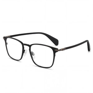 Rag & Bone RNB 7015 Black Square Eyeglasses for Men, Titanium frame