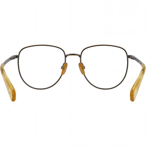 Rag & Bone Rnb 7017 Round Eyeglasses for Women — front view, Polycarbonate