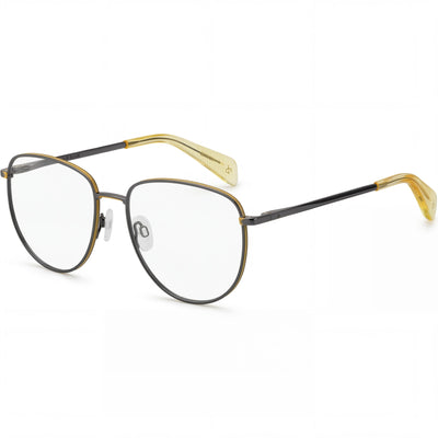 Rag & Bone RNB 7017 Silver Round Eyeglasses for Women frame
