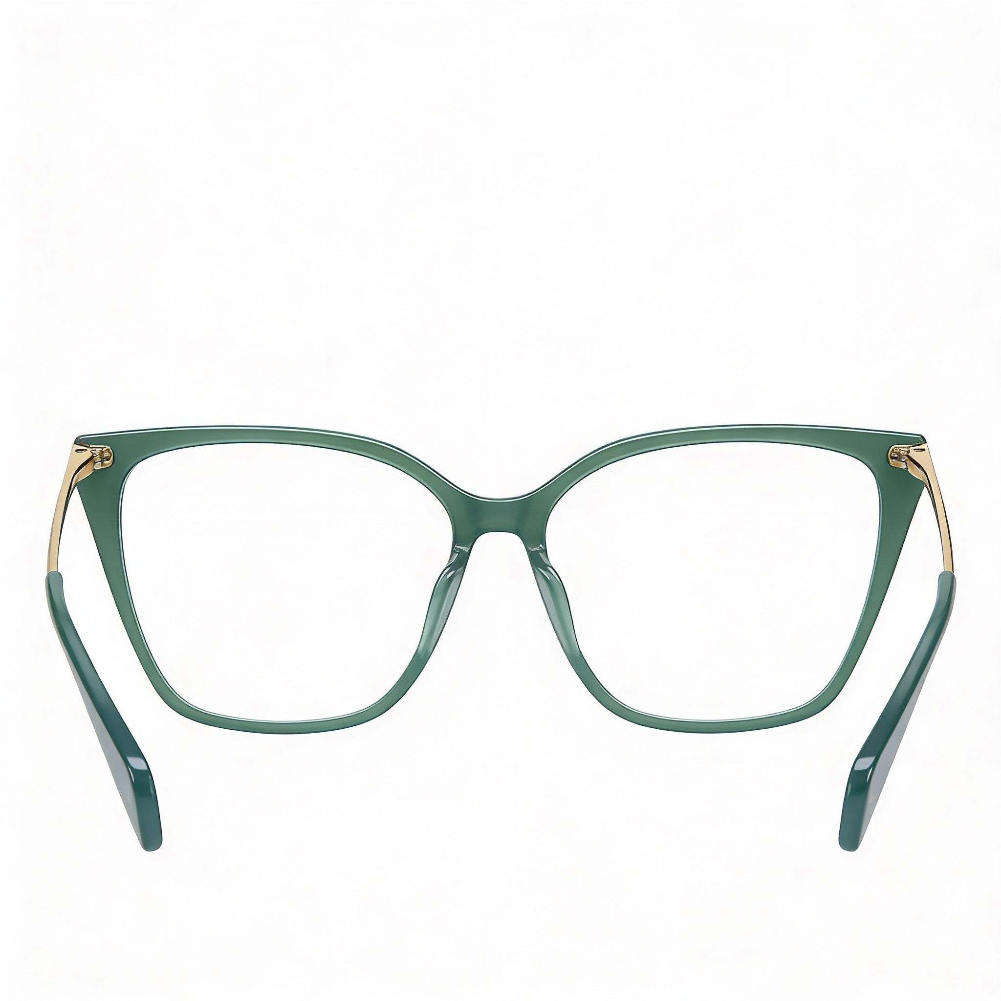 Rag & Bone RNB3005 Green Square Eyeglasses for Women, Acetate 53mm, Photo 3
