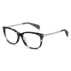 Rag & Bone RNB3006 Havana Square Eyeglasses Unisex, Acetate frame