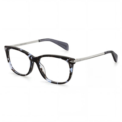 Rag & Bone RNB3006 Havana Square Eyeglasses Unisex, Acetate frame