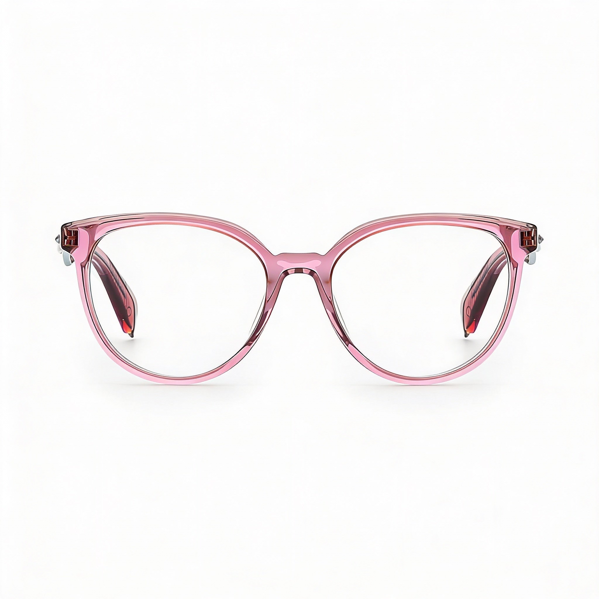 Gafas redondas Rag & Bone RNB3029 rosas y grises para mujer, Photo 2