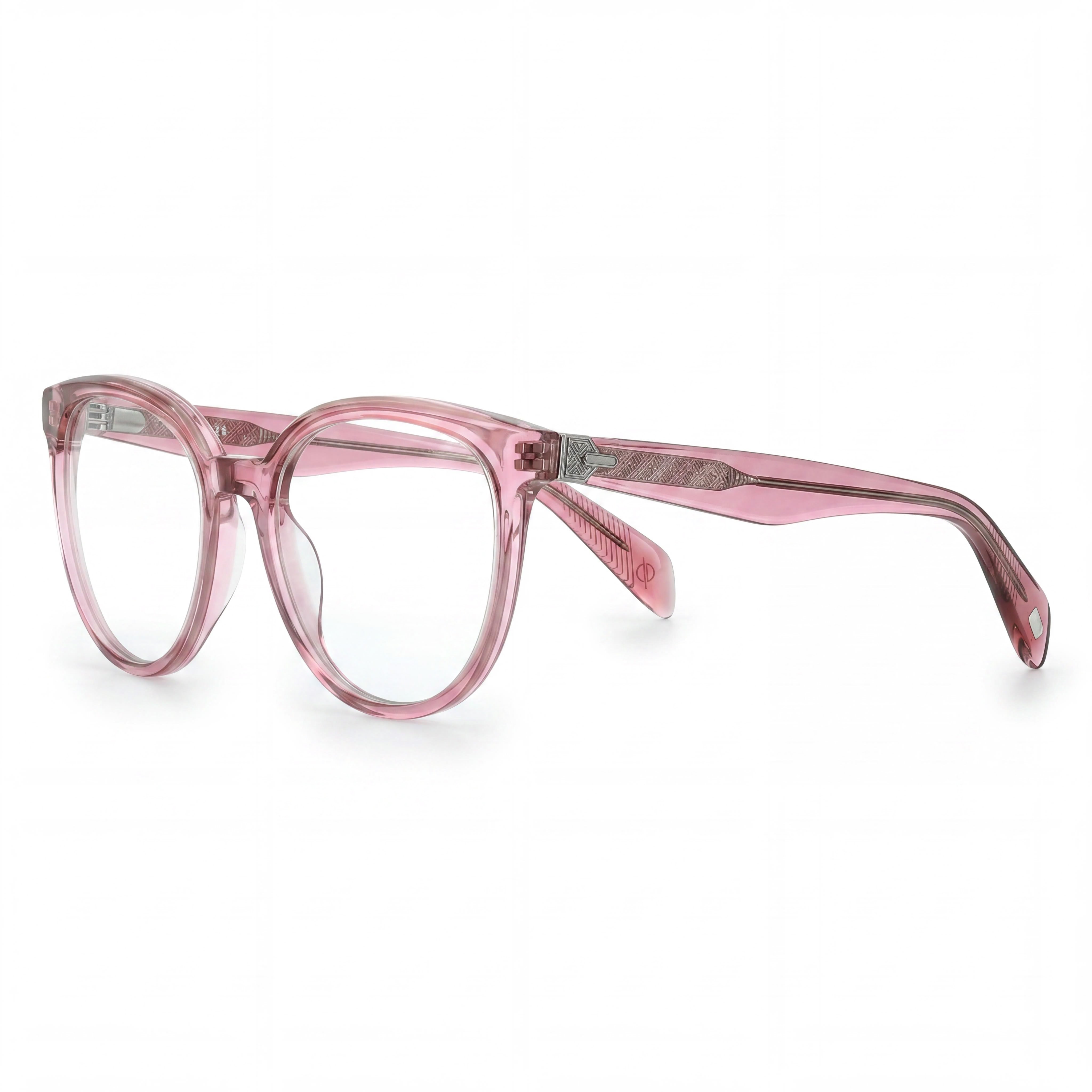 Gafas redondas Rag & Bone RNB3029 rosas y grises para mujer, Photo 1