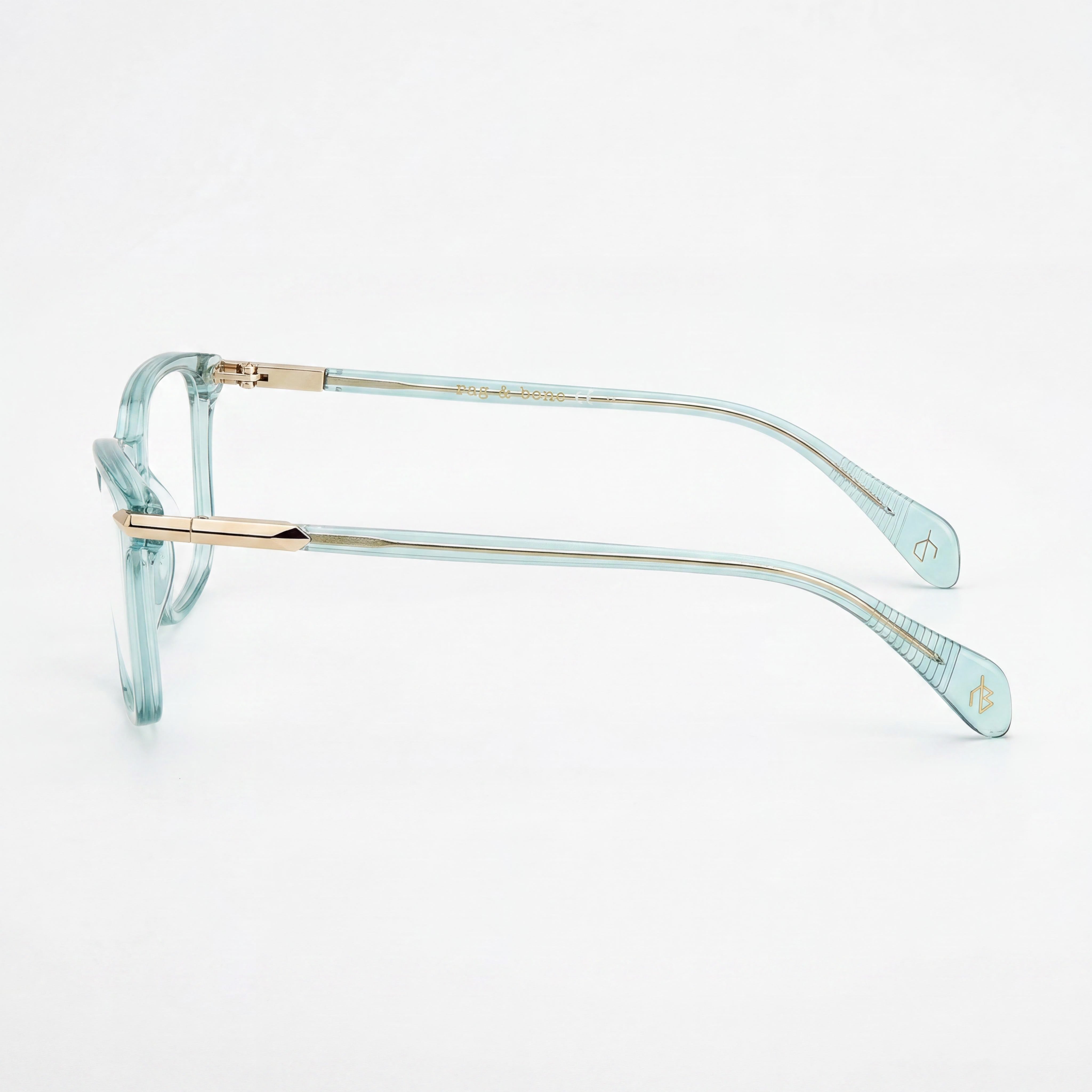 Gafas Rectangulares Verdes para Mujer Rag & Bone RNB3031, Acetato 54mm, Photo 2
