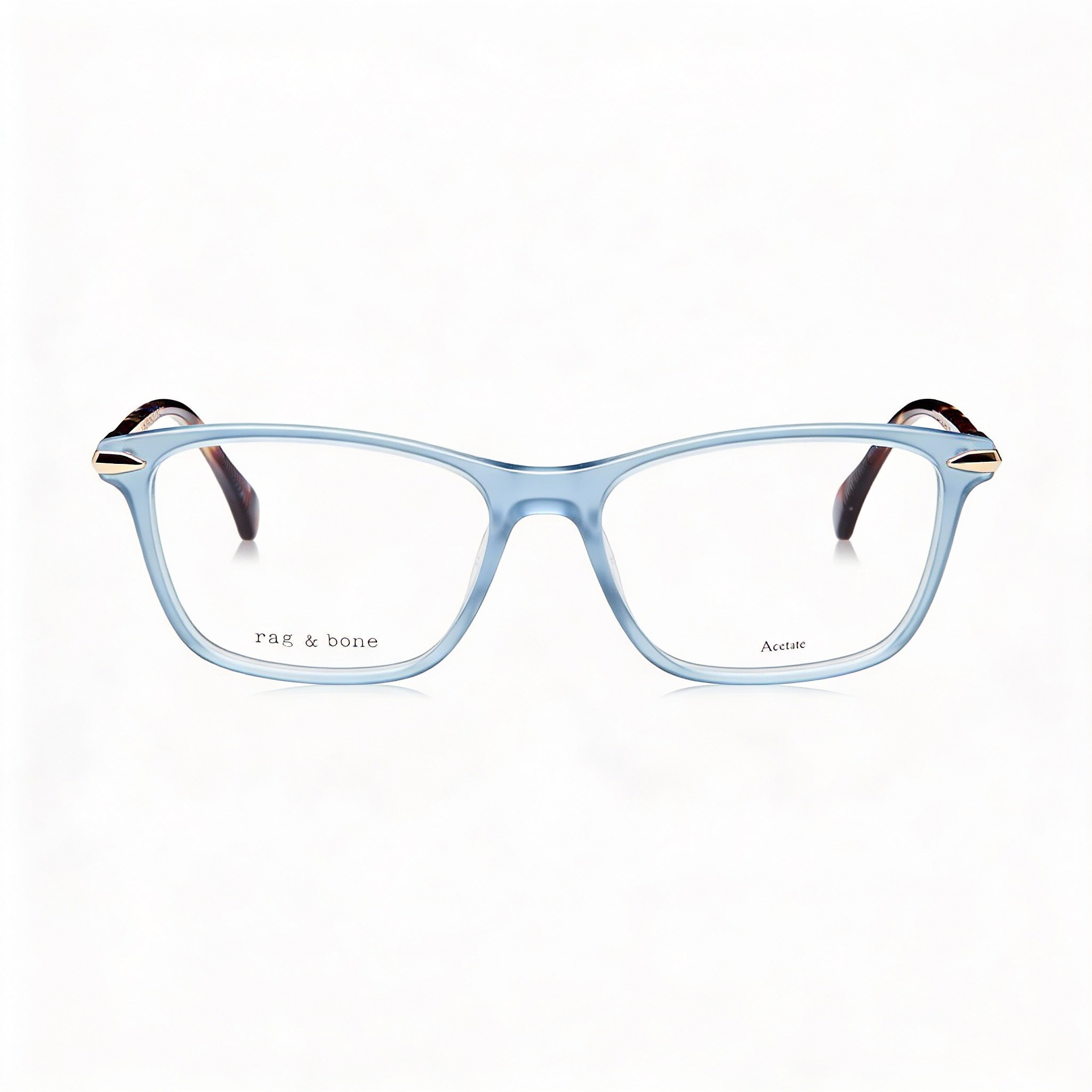 Rag & Bone RNB3031 Multicolored Rectangle Eyeglasses for Women, 52mm, Photo 2