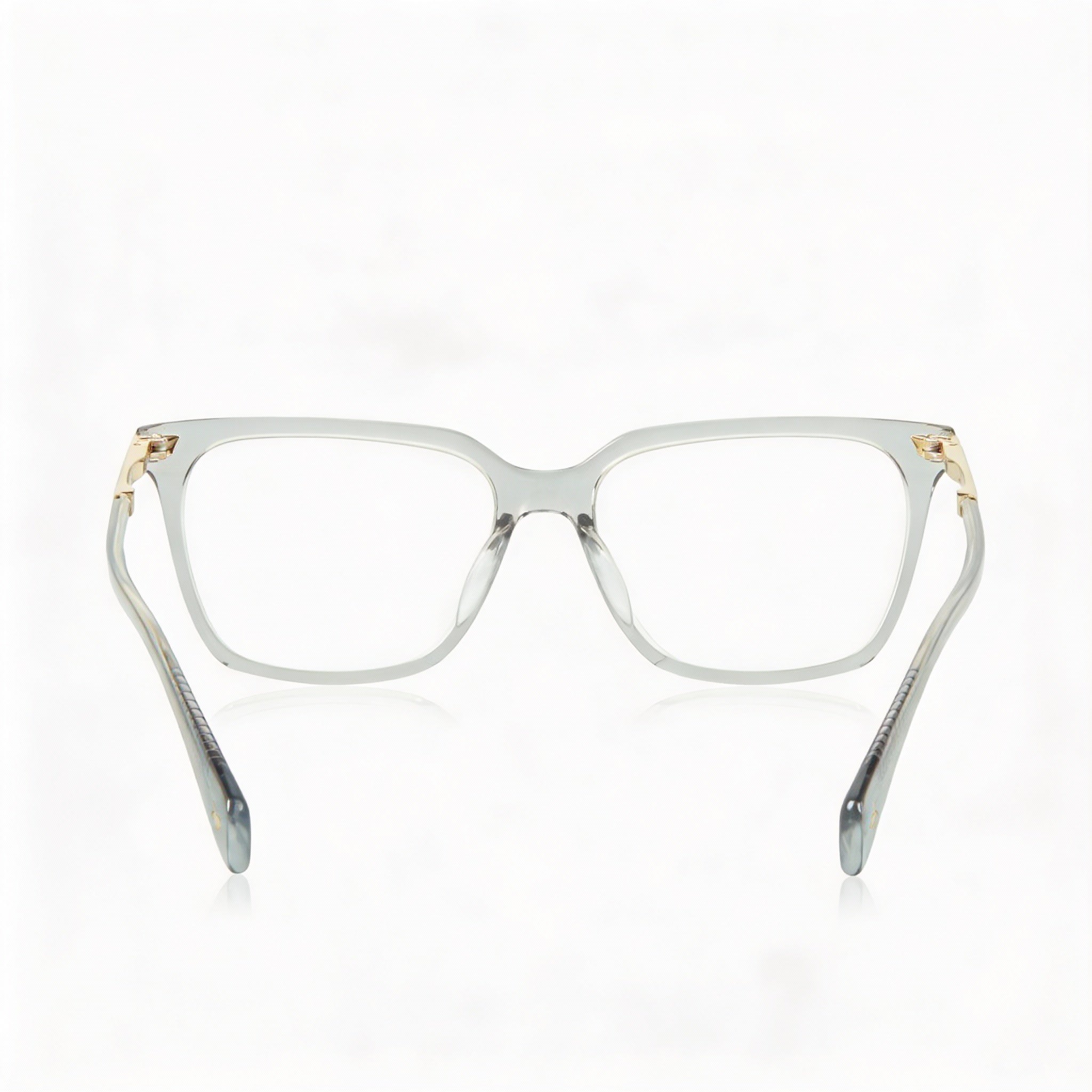 Rag & Bone RNB3055 Gray Rectangle Eyeglasses for Women, Acetate 51mm, Photo 3
