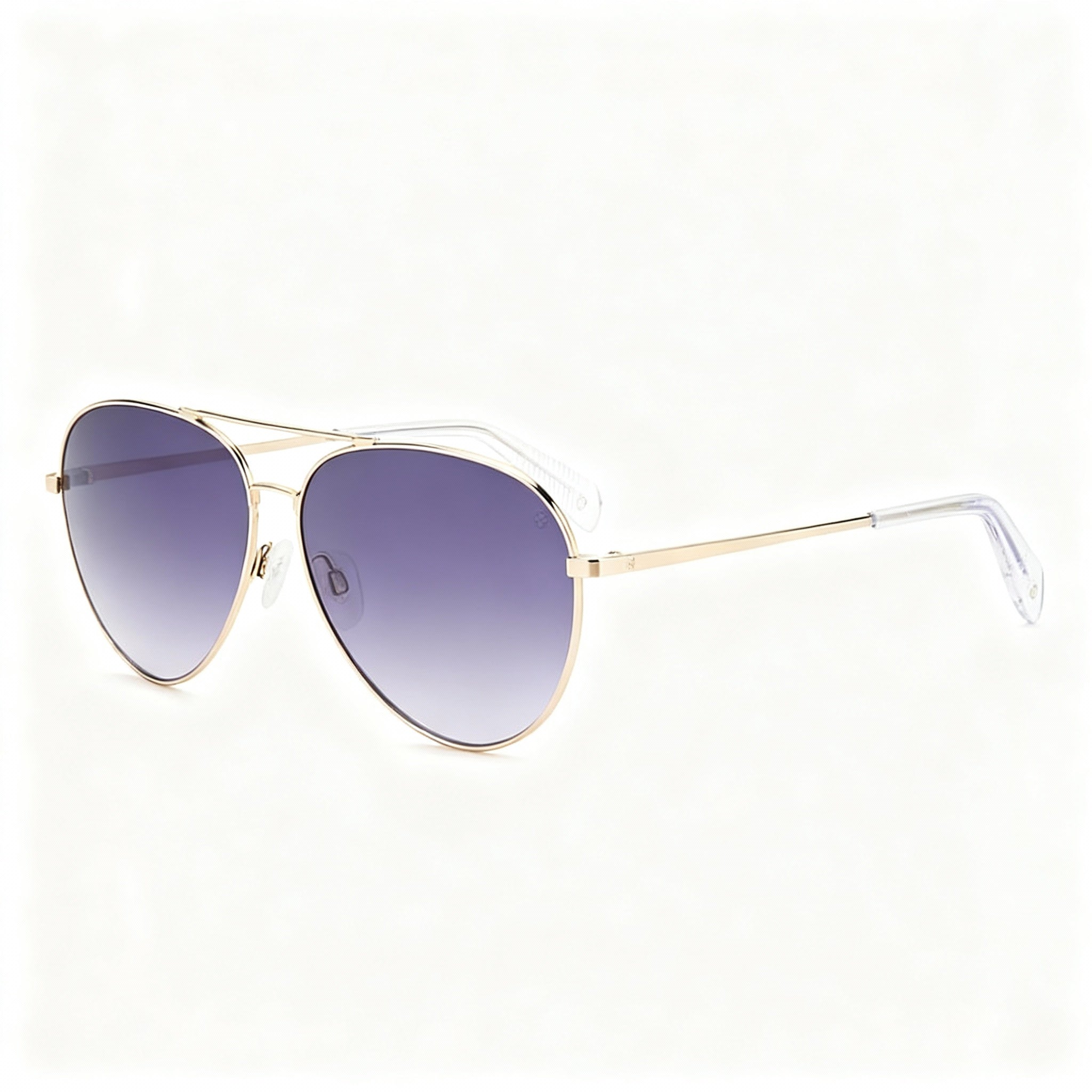 Gafas de sol de aviador unisex Rag & Bone RNB5052/G/S oro gris, 59 mm, Photo 2