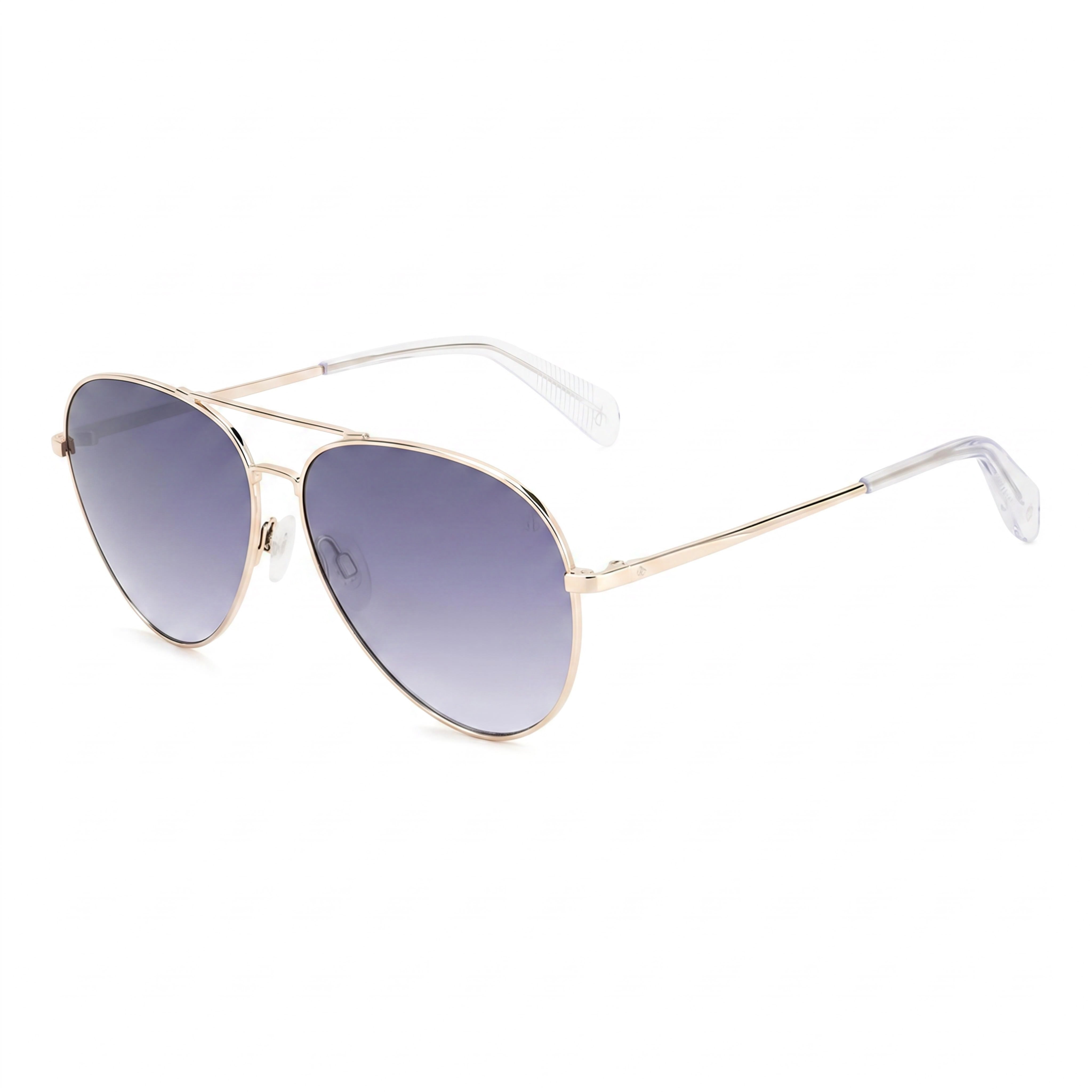 Gafas de sol de aviador unisex Rag & Bone RNB5052/G/S oro gris, 59 mm, Photo 1