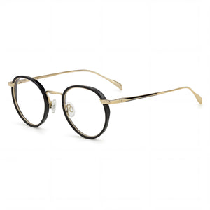 Rag & Bone RNB7025 Gold Round Eyeglasses Unisex, Alloy Steel frame