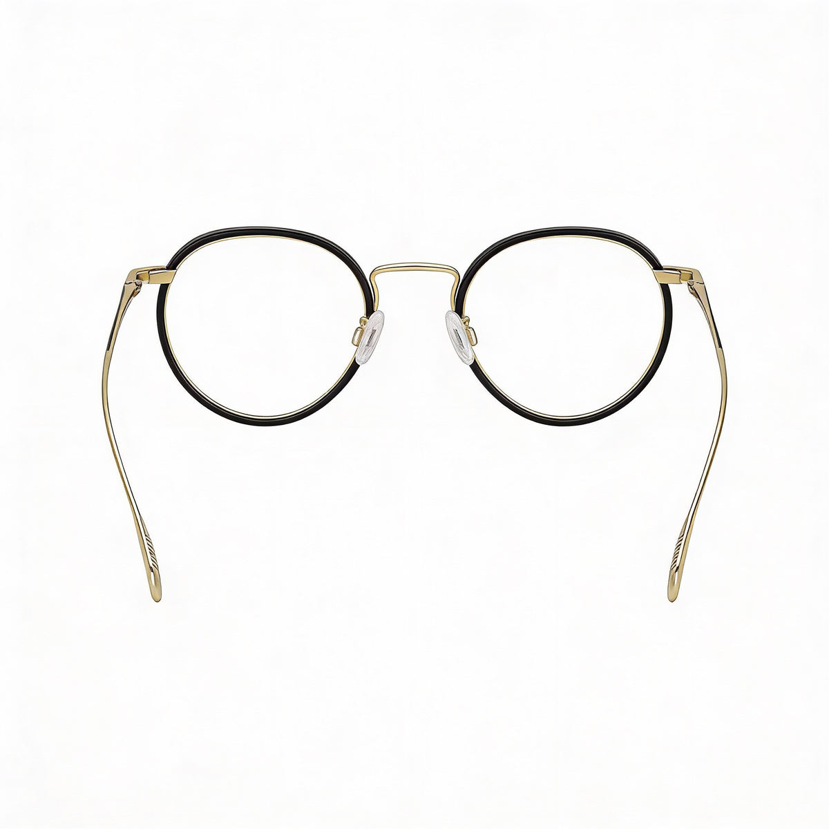 Gafas redondas unisex Rag & Bone RNB7025 doradas y negras, Photo 3