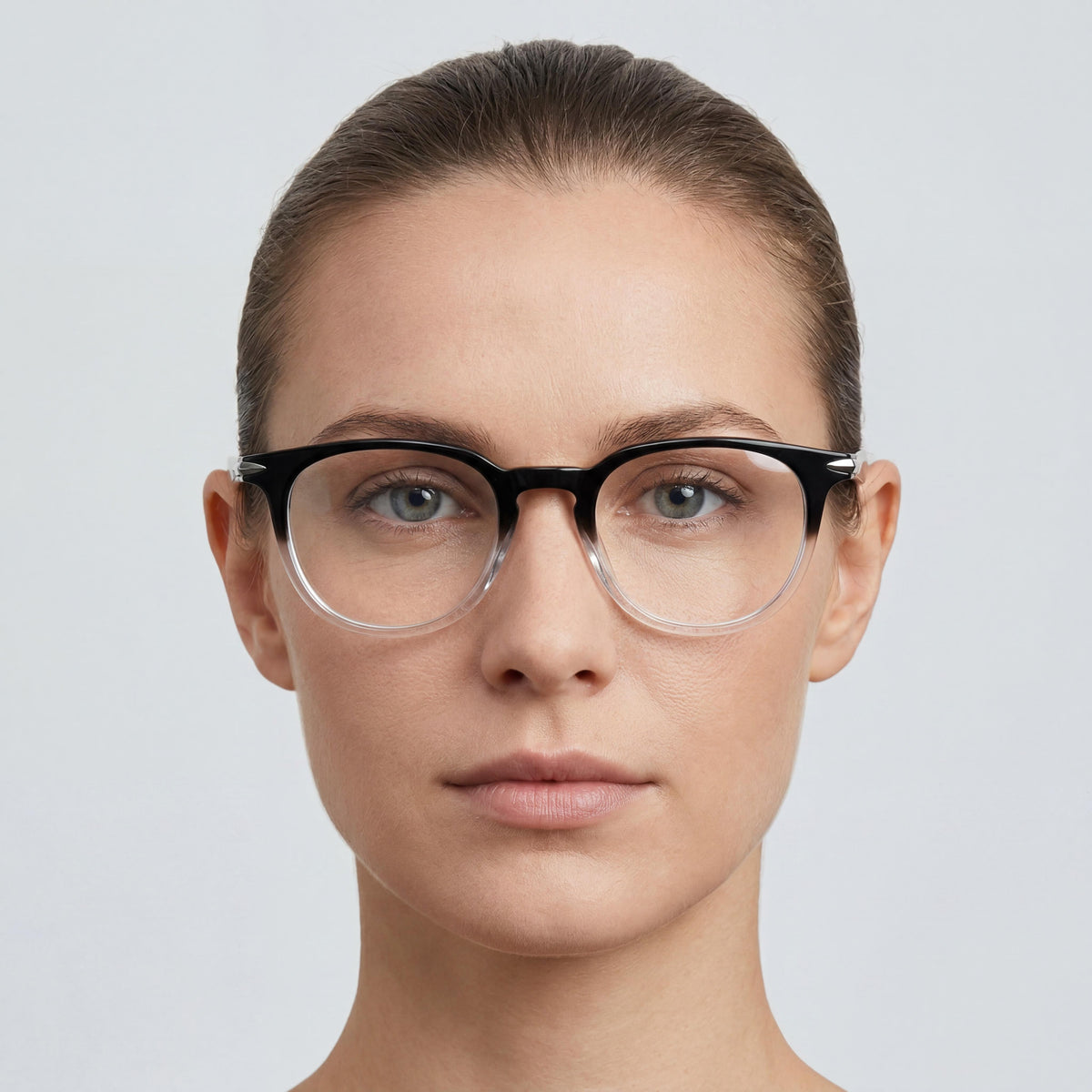 Rag & Bone RNB7028/G Black Crystal Square Eyeglasses for Women, 50mm, Photo 3