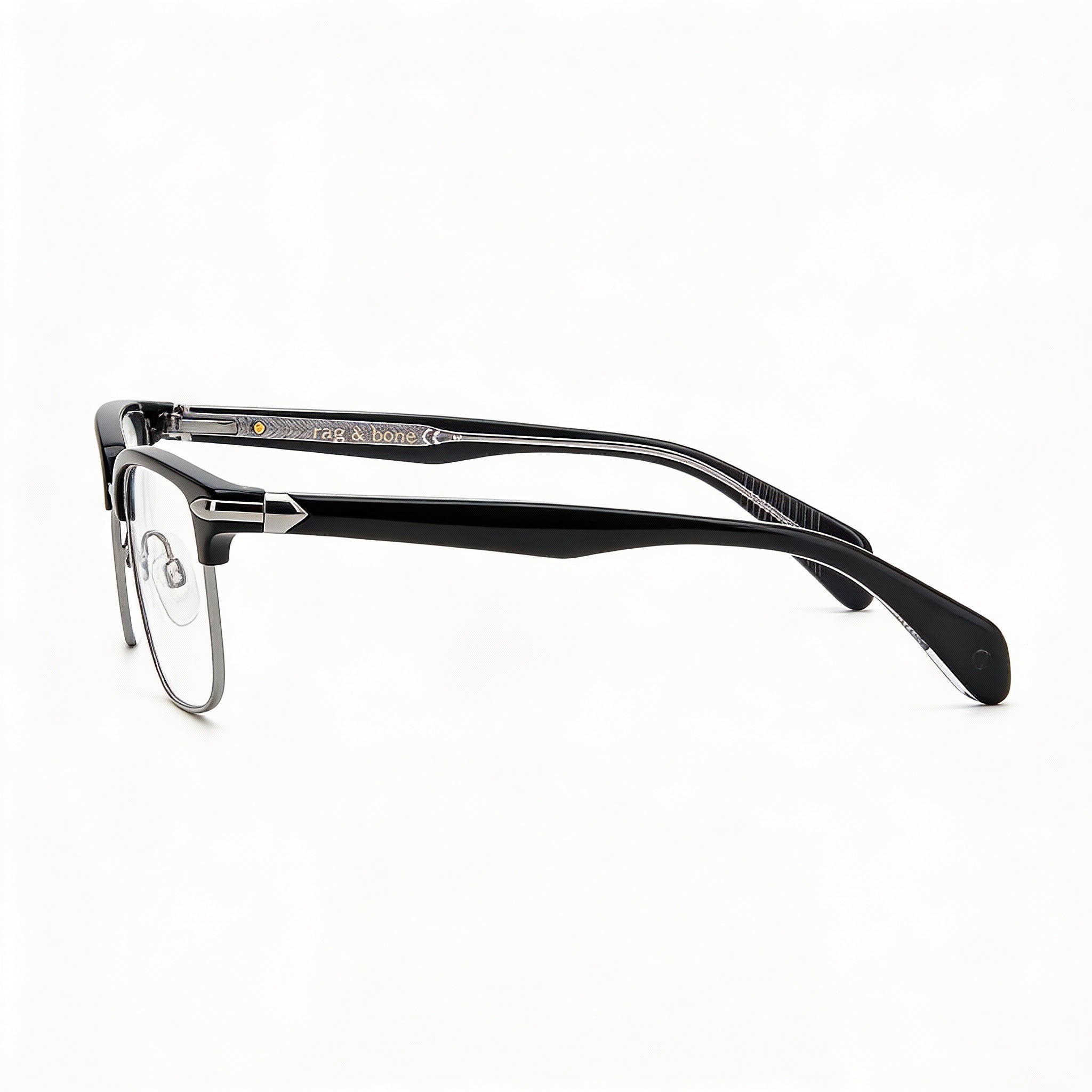 Gafas Rectangulares Unisex Rag & Bone RNB7038/G Negras, Photo 2