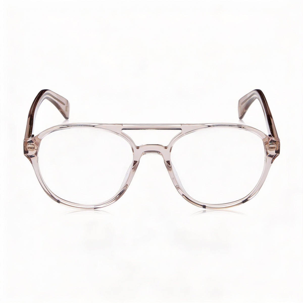 Rag & Bone RNB7049/G Beige Round Eyeglasses for Women, Acetate 51mm, Photo 2